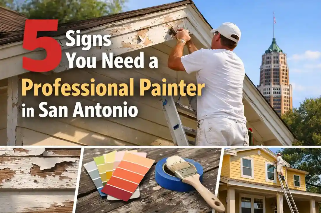 5 Signs You Need a Professional Painter in San Antonio