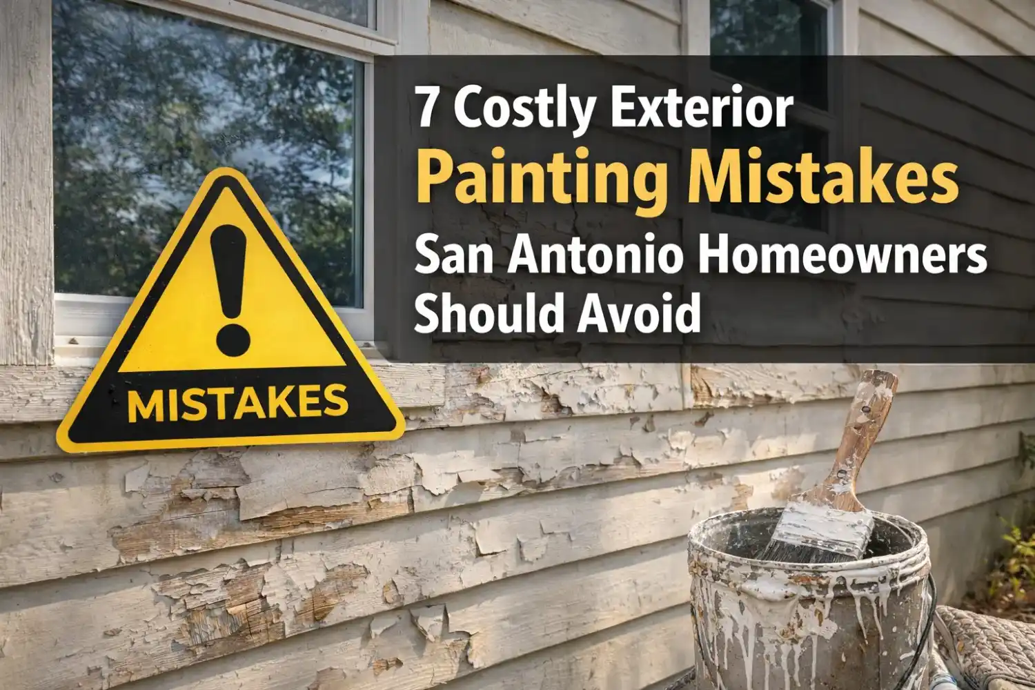 7 Costly Exterior Painting Mistakes San Antonio Homeowners Should Avoid
