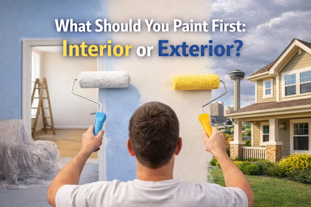 What Should You Paint First: Interior or Exterior? 7
