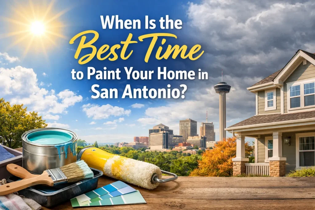 When Is the Best Time to Paint Your Home in San Antonio? 8 When Is the Best Time to Paint Your Home in San Antonio