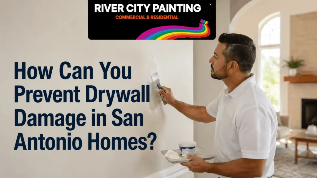How Can You Prevent Drywall Damage in San Antonio Homes? 5 Drywall damage prevention in San Antonio home with professional wall repair service