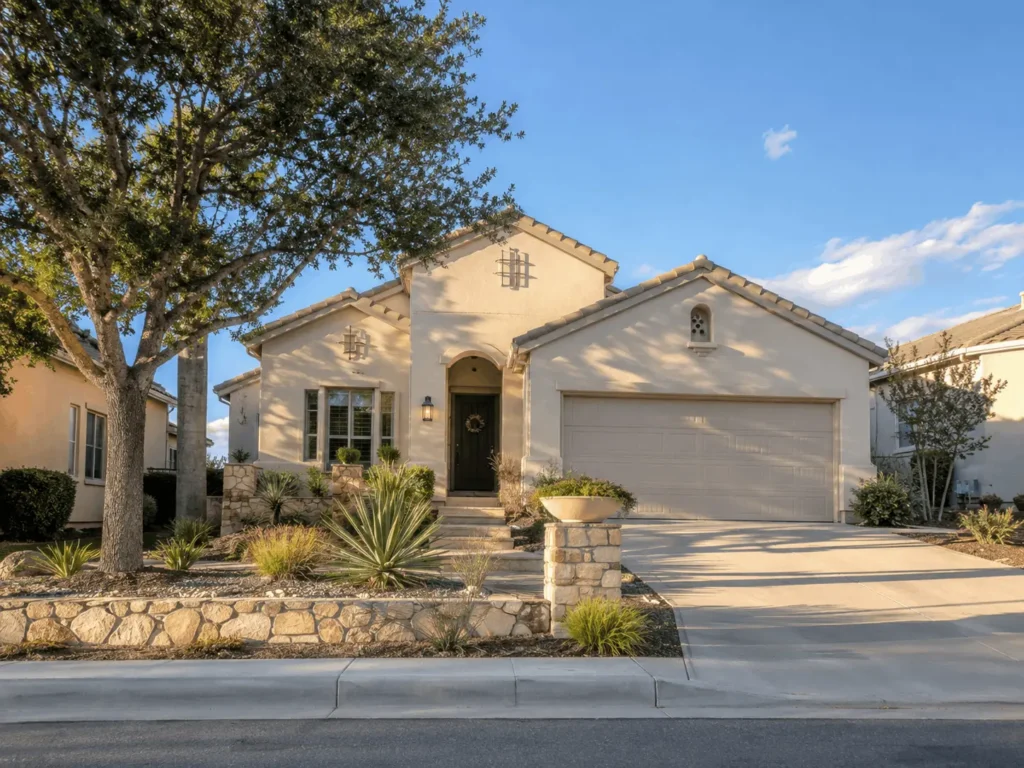 Can You Power Wash a Stucco Home in San Antonio? 4 Suburban home with Mediterranean charm